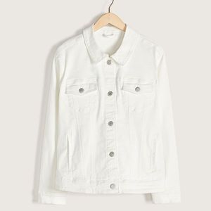Additionelle White Jean Jacket